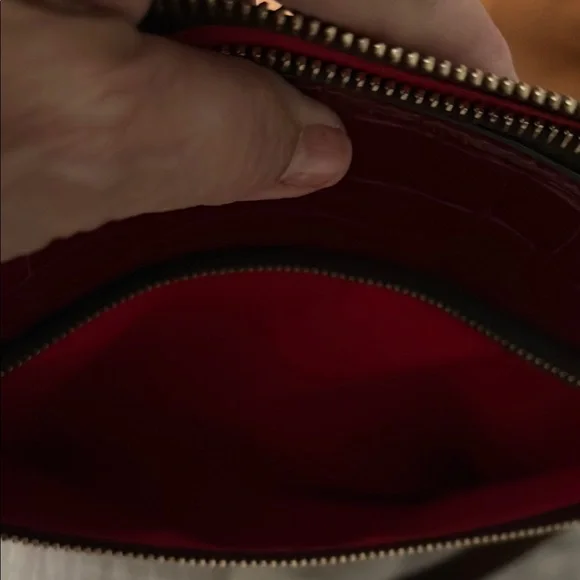 Dooney & Bourke Red Croc-Embossed Crossbody Bag - Picture 4 of 9